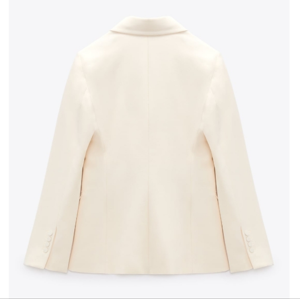 NWT Zara Balmain Style Double Breast Tailored Blazer Jacket - Picture 4 of 6